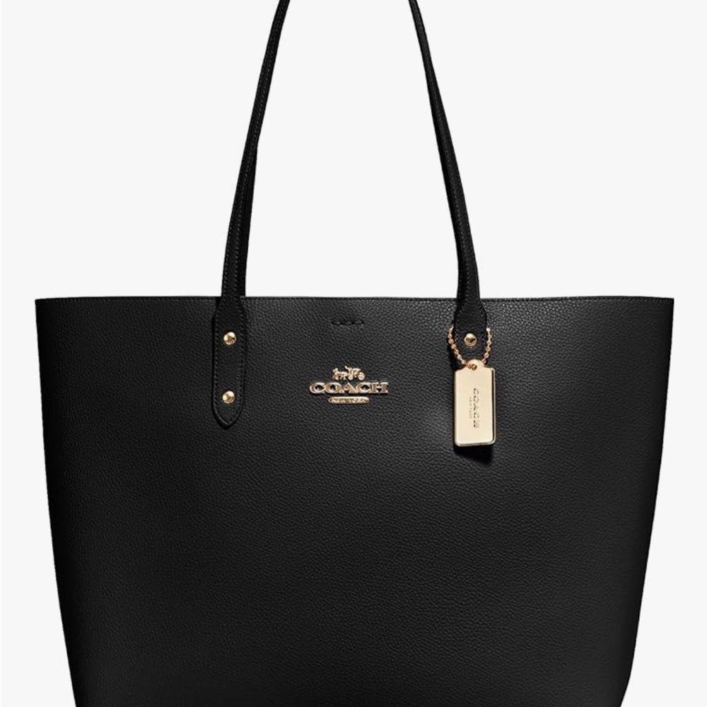 black coach town tote